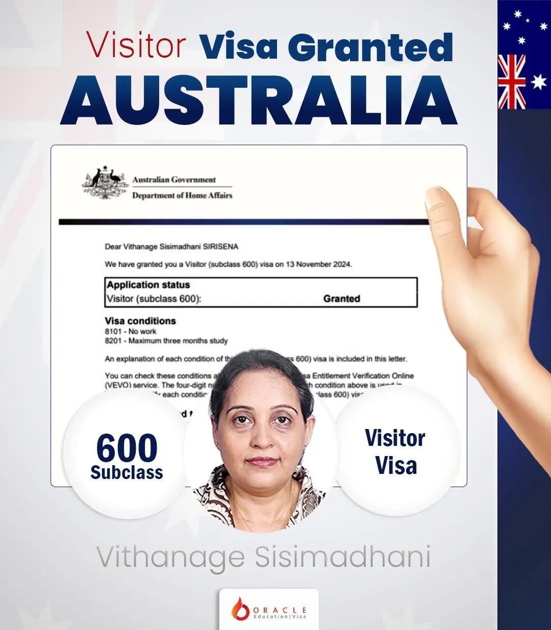 Visitor Visa Approved