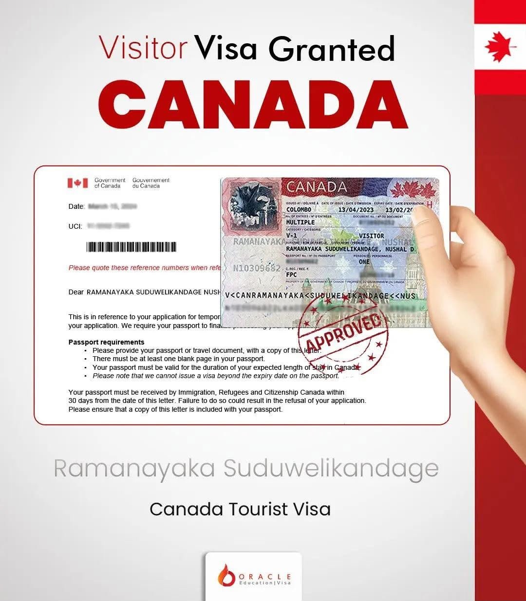 Visitor Visa Approved