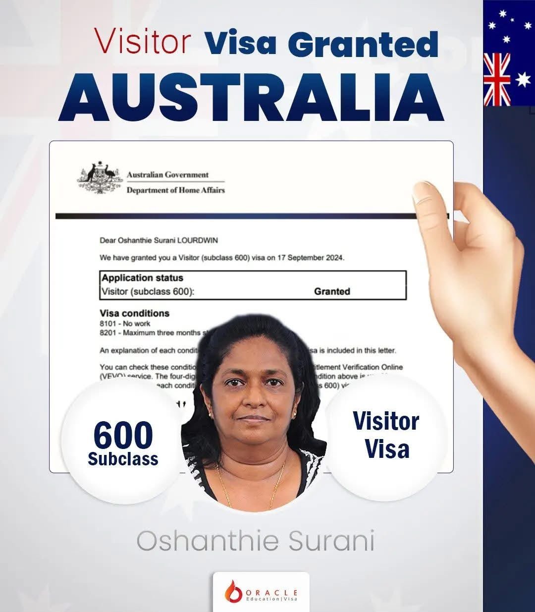 Visitor Visa Approved