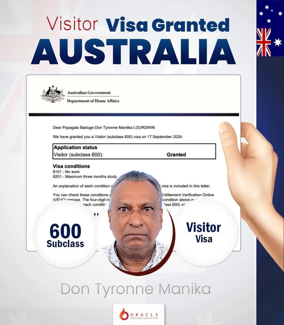 Visitor Visa Approved