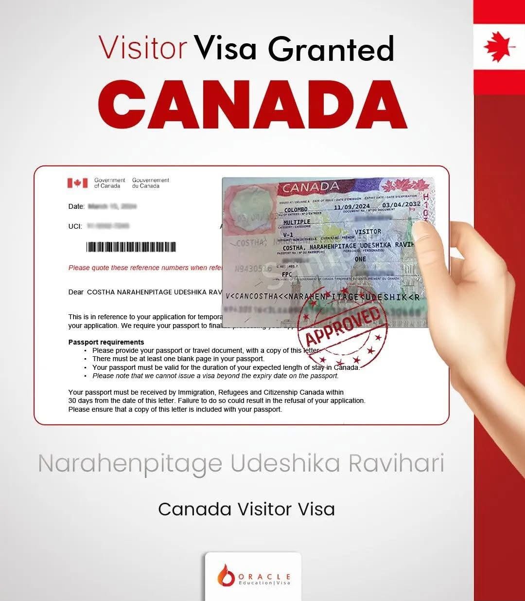 Visitor Visa Approved