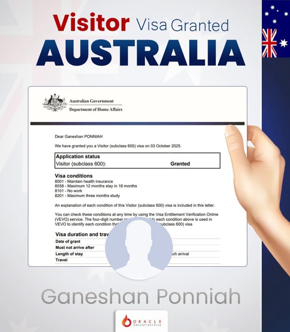 Visitor Visa Approved