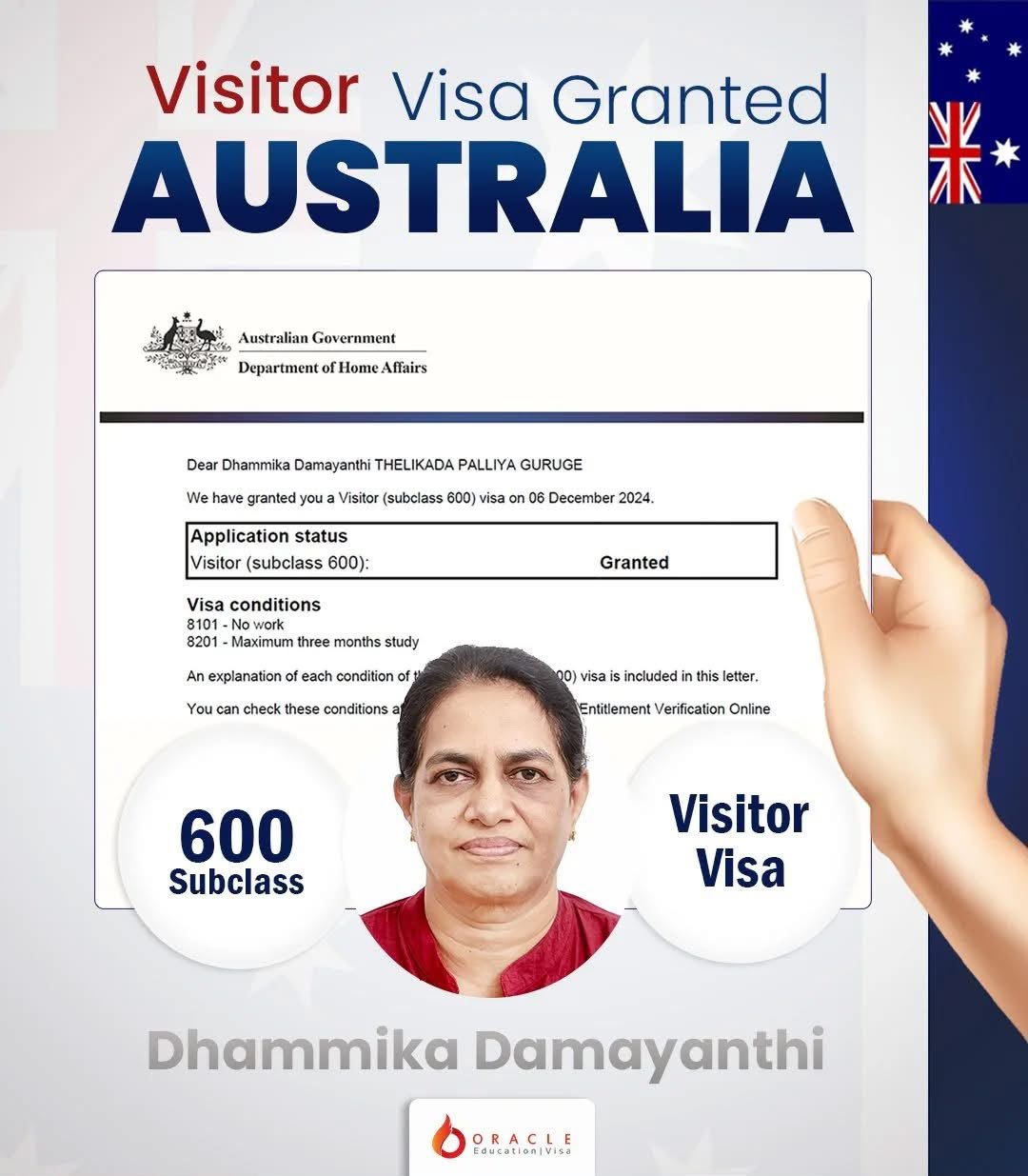 Visitor Visa Approved