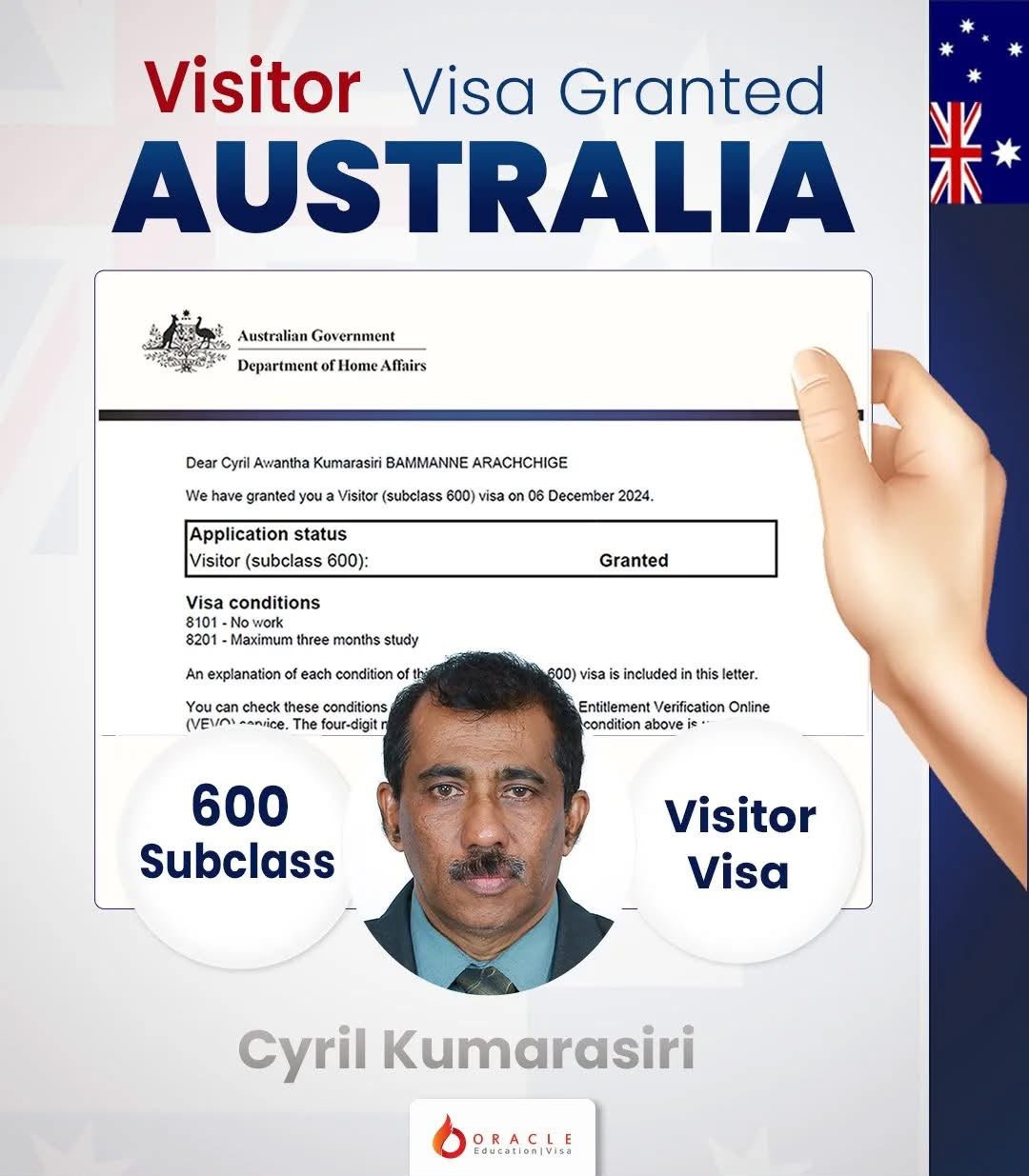 Visitor Visa Approved