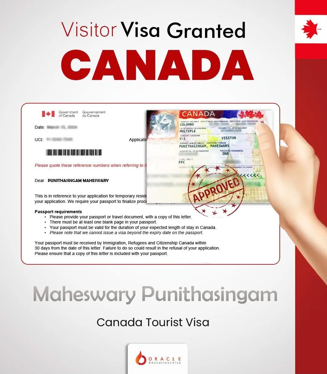 Visitor Visa Approved